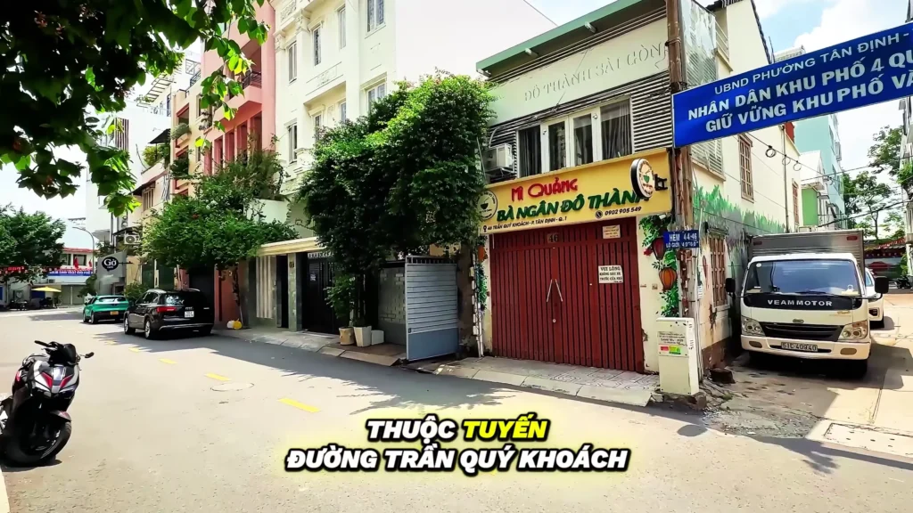 2 mặt tiền trước sau 46 Trần Quý Khoách, P.Tân Định, Quận 1 - hình 2